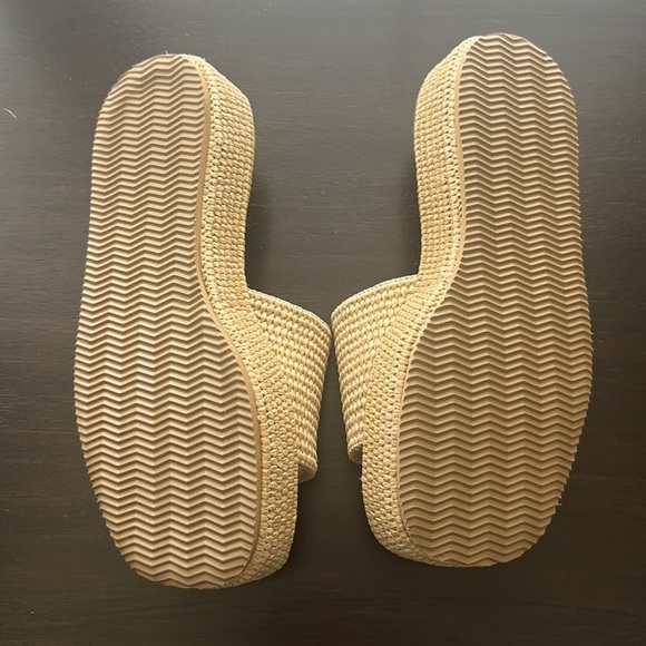 Platform Rattan Sandals - Picture 4 of 5